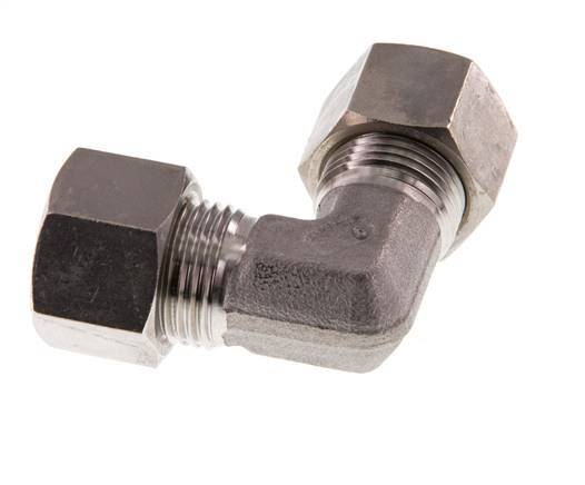 12L Stainless steel 90 deg Elbow Compression Fitting 315 Bar DIN 2353