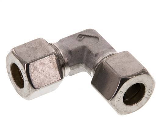 14S Stainless steel 90 deg Elbow Compression Fitting 630 Bar DIN 2353