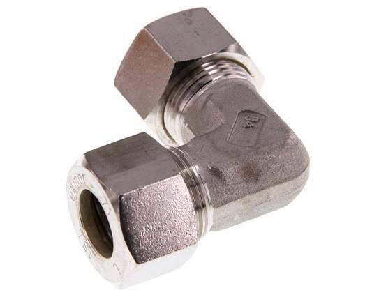 15L Stainless steel 90 deg Elbow Compression Fitting 315 Bar DIN 2353