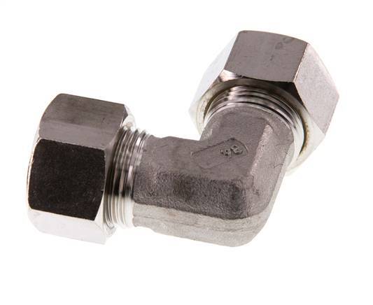 15L Stainless steel 90 deg Elbow Compression Fitting 315 Bar DIN 2353