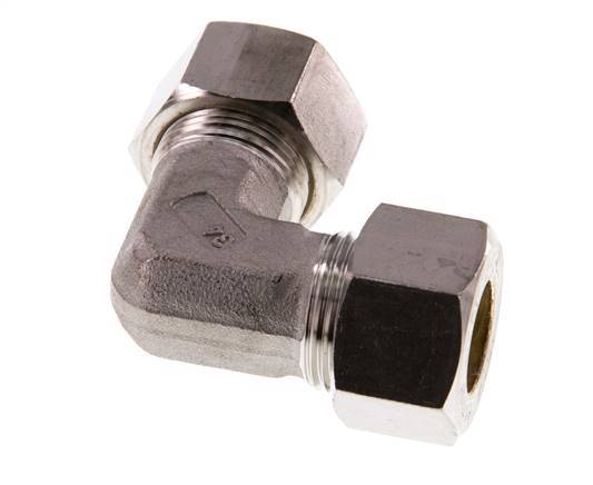 15L Stainless steel 90 deg Elbow Compression Fitting 315 Bar DIN 2353