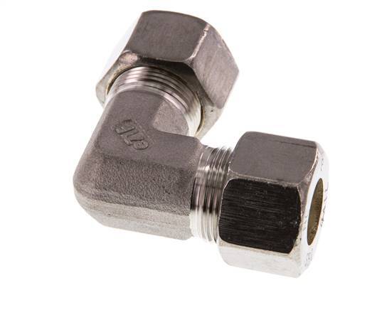16S Stainless steel 90 deg Elbow Compression Fitting 400 Bar DIN 2353