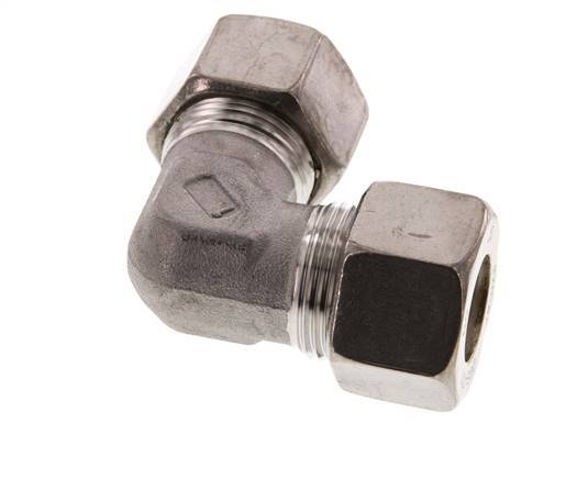 20S Stainless steel 90 deg Elbow Compression Fitting 400 Bar DIN 2353