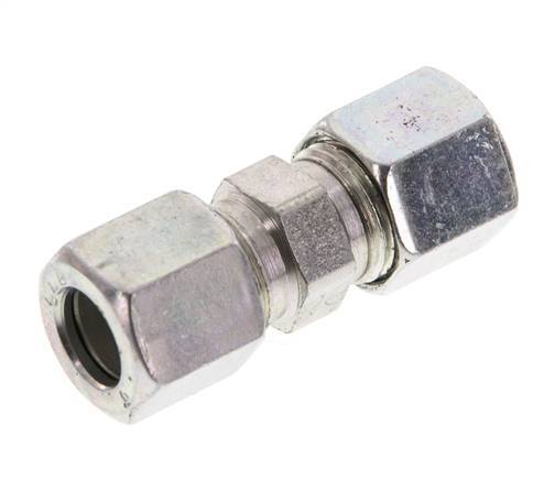 8LL Zinc plated Steel Straight Cutting Ring 100 Bar DIN 2353 [2 Pieces]