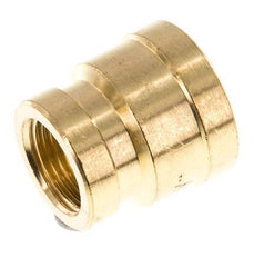 G 1/2'' x G 3/8'' Brass Round Socket 16 Bar [2 Pieces]