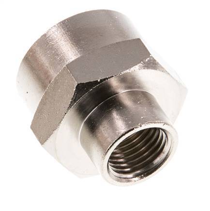G 1/2'' x G 1/4'' Nickel plated Brass Socket 16 Bar [2 Pieces]