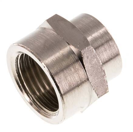 G 1/2'' x G 3/8'' Nickel plated Brass Socket 16 Bar [2 Pieces]