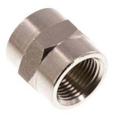 G 3/8'' Nickel plated Brass Socket 16 Bar [2 Pieces]