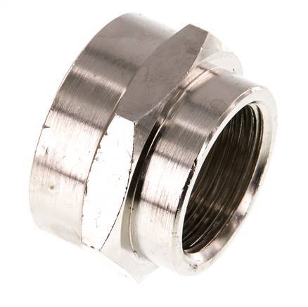 G 1'' x G 3/4'' Nickel plated Brass Socket 16 Bar