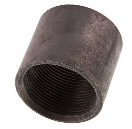 Rp 1 1/2'' x 54.5mm Steel Welding Socket 40 Bar DIN 2986 - 48mm [2 Pieces]