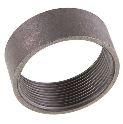 Rp 2'' x 66.2mm Steel Welding Socket 40 Bar DIN 2986 - 26mm [2 Pieces]