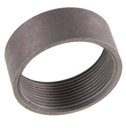 Rp 2'' x 66.2mm Steel Welding Socket 40 Bar DIN 2986 - 26mm [2 Pieces]