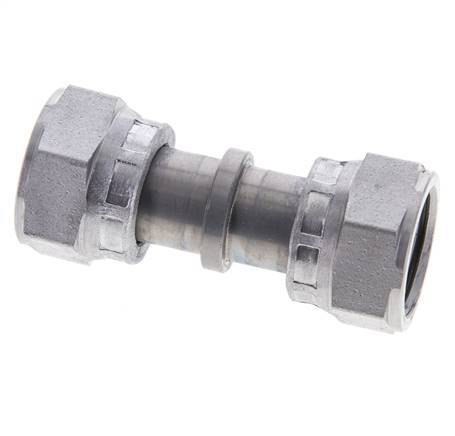 UN 11/16''-16 Zinc plated Steel Socket ORFS with Union nut 630 Bar - Hydraulic