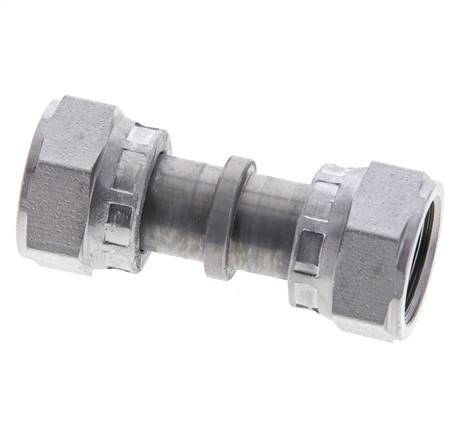 UN 11/16''-16 Zinc plated Steel Socket ORFS with Union nut 630 Bar - Hydraulic