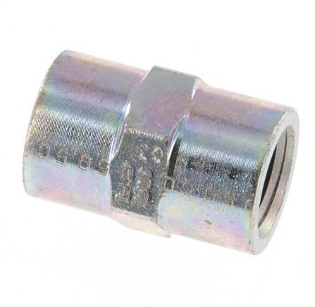 1/4'' NPT Zinc plated Steel Socket 275 Bar - Hydraulic