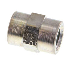 G 1/8'' Zinc plated Steel Socket 350 Bar - Hydraulic [5 Pieces]
