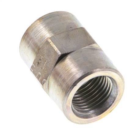 G 1/8'' Zinc plated Steel Socket 350 Bar - Hydraulic [5 Pieces]