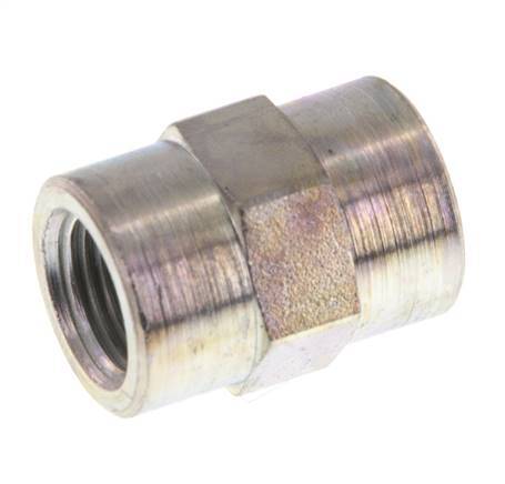 G 1/8'' Zinc plated Steel Socket 350 Bar - Hydraulic [5 Pieces]