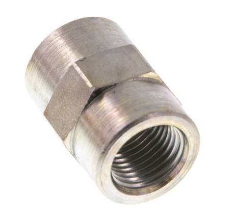 G 1/8'' Zinc plated Steel Socket 350 Bar - Hydraulic [5 Pieces]