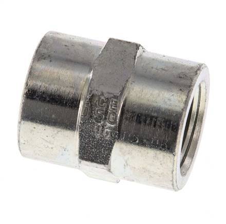 3/8'' NPT Zinc plated Steel Socket 210 Bar - Hydraulic