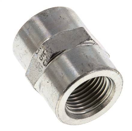 3/8'' NPT Zinc plated Steel Socket 210 Bar - Hydraulic