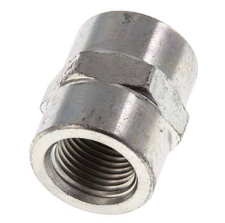 3/8'' NPT Zinc plated Steel Socket 210 Bar - Hydraulic