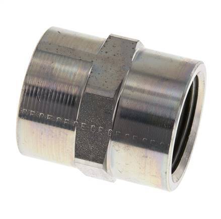 1'' NPT Zinc plated Steel Socket 140 Bar - Hydraulic