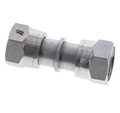UNS 1''-14 Zinc plated Steel Socket ORFS with Union nut 400 Bar - Hydraulic