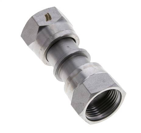 UNS 1''-14 Zinc plated Steel Socket ORFS with Union nut 400 Bar - Hydraulic