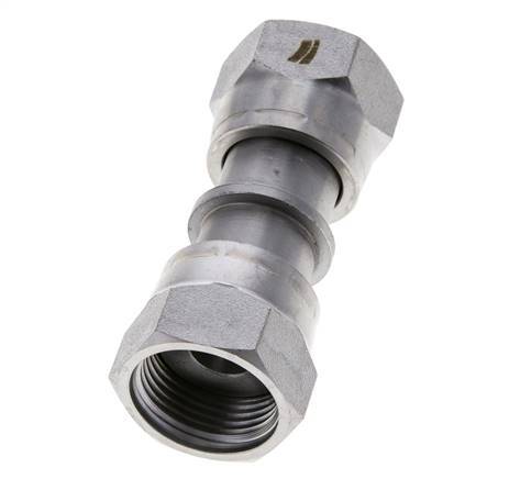 UNS 1''-14 Zinc plated Steel Socket ORFS with Union nut 400 Bar - Hydraulic