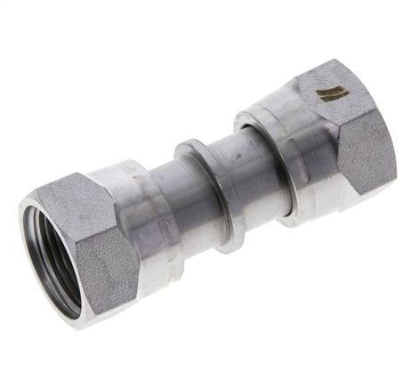 UNS 1''-14 Zinc plated Steel Socket ORFS with Union nut 400 Bar - Hydraulic
