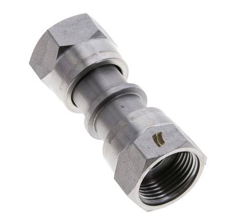 UNS 1''-14 Zinc plated Steel Socket ORFS with Union nut 400 Bar - Hydraulic