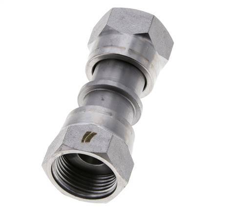 UNS 1''-14 Zinc plated Steel Socket ORFS with Union nut 400 Bar - Hydraulic