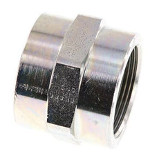 G 1 1/2'' Zinc plated Steel Socket 160 Bar - Hydraulic