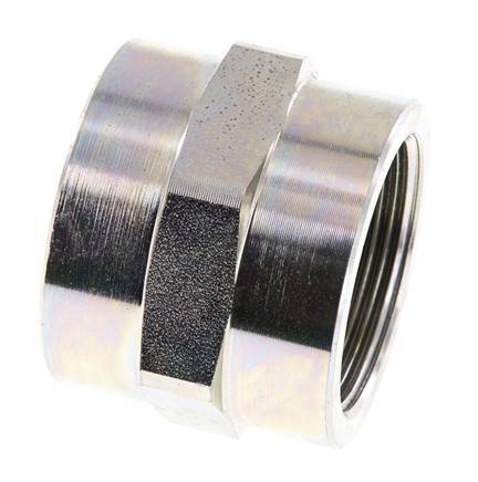 G 1 1/2'' Zinc plated Steel Socket 160 Bar - Hydraulic