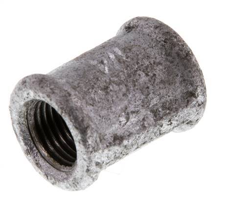 Rp 1/4'' Zinc plated Cast iron Round Socket 25 Bar [5 Pieces]