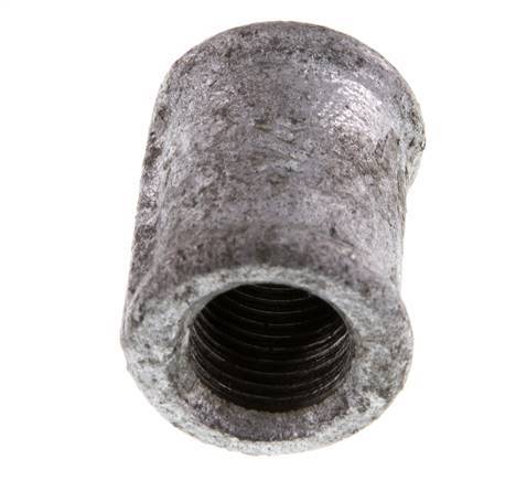 Rp 1/4'' Zinc plated Cast iron Round Socket 25 Bar [5 Pieces]