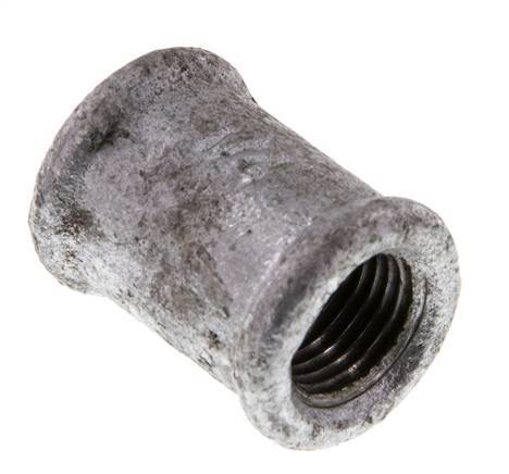Rp 1/4'' Zinc plated Cast iron Round Socket 25 Bar [5 Pieces]