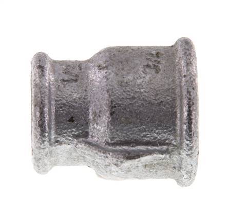 Rp 3/4'' x Rp 1/2'' Zinc plated Cast iron Round Socket 25 Bar [5 Pieces]