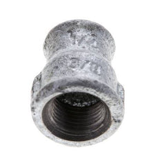 Rp 3/8'' x Rp 1/4'' Zinc plated Cast iron Round Socket 25 Bar [5 Pieces]