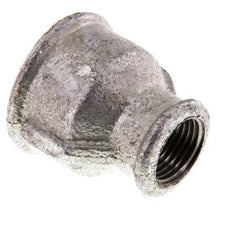 Rp 1'' x Rp 1/2'' Zinc plated Cast iron Round Socket 25 Bar [2 Pieces]