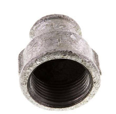 Rp 1'' x Rp 1/2'' Zinc plated Cast iron Round Socket 25 Bar [2 Pieces]