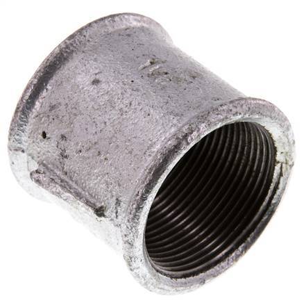 Rp 1 1/2'' Zinc plated Cast iron Round Socket 25 Bar