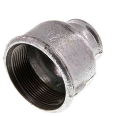 Rp 2'' x Rp 1'' Zinc plated Cast iron Round Socket 25 Bar