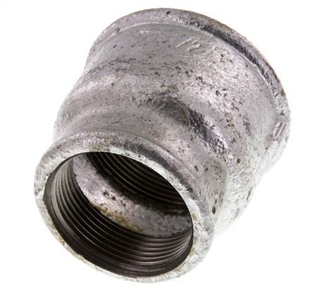 Rp 2'' x Rp 1 1/2'' Zinc plated Cast iron Round Socket 25 Bar