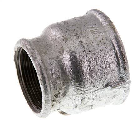 Rp 2'' x Rp 1 1/2'' Zinc plated Cast iron Round Socket 25 Bar