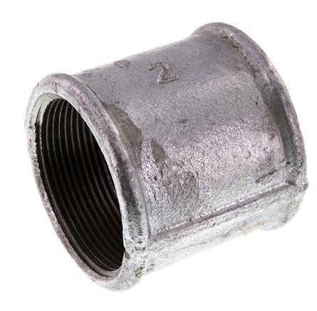 Rp 2'' Zinc plated Cast iron Round Socket 25 Bar