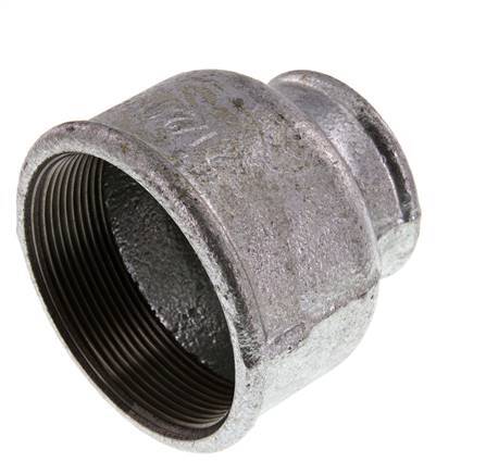 Rp 2 1/2'' x Rp 1 1/2'' Zinc plated Cast iron Round Socket 25 Bar