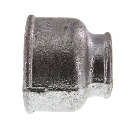 Rp 2 1/2'' x Rp 1 1/2'' Zinc plated Cast iron Round Socket 25 Bar
