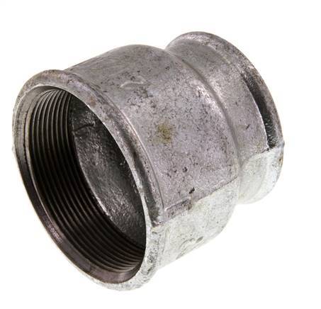 Rp 2 1/2'' x Rp 2'' Zinc plated Cast iron Round Socket 25 Bar